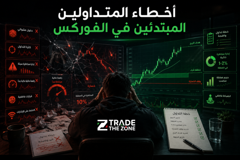 أخطاء المتداولين المبتدئين في الفوركس وأسباب خسارة أغلب الداخلين إلى السوق