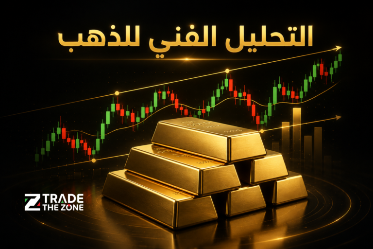 تحليل الذهب الفني بعد هبوط قوي مع مقاومة 5105 ودعم 4875