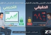 الفرق بين الحساب التجريبي والحساب الحقيقي | لماذا تختلف نتائج التداول؟ الفرق بين الحساب التجريبي والحساب الحقيقي