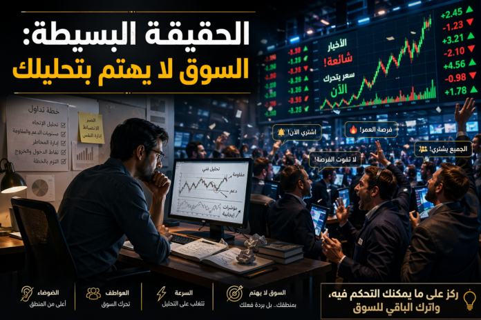 الحقيقة البسيطة السوق لا يهتم بتحليلك