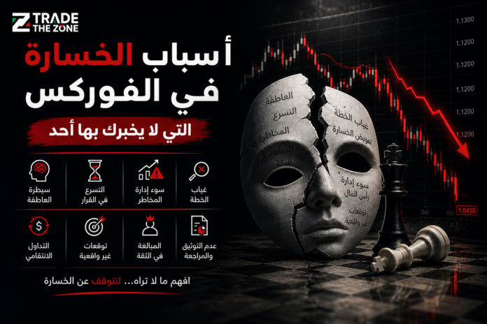 أسباب الخسارة في الفوركس التي لا يخبرك بها أحد