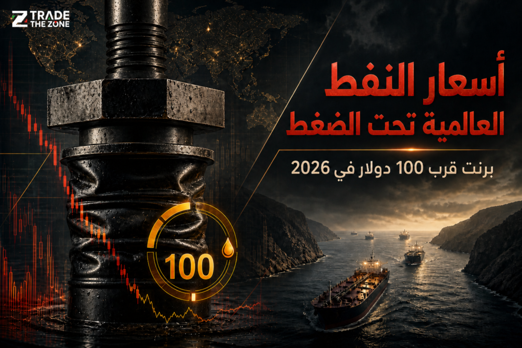 أسعار النفط العالمية تحت الضغط.. باركليز يتوقع بقاء برنت قرب 100 دولار في 2026 أسعار النفط العالمية تحت الضغط.. باركليز يتوقع بقاء برنت قرب 100 دولار في 2026