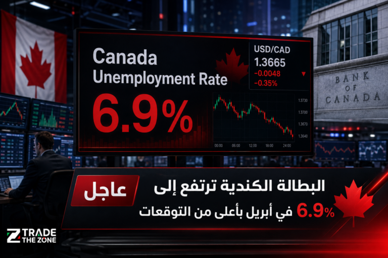 البطالة الكندية ترتفع إلى 6.9% في أبريل بأعلى من التوقعات