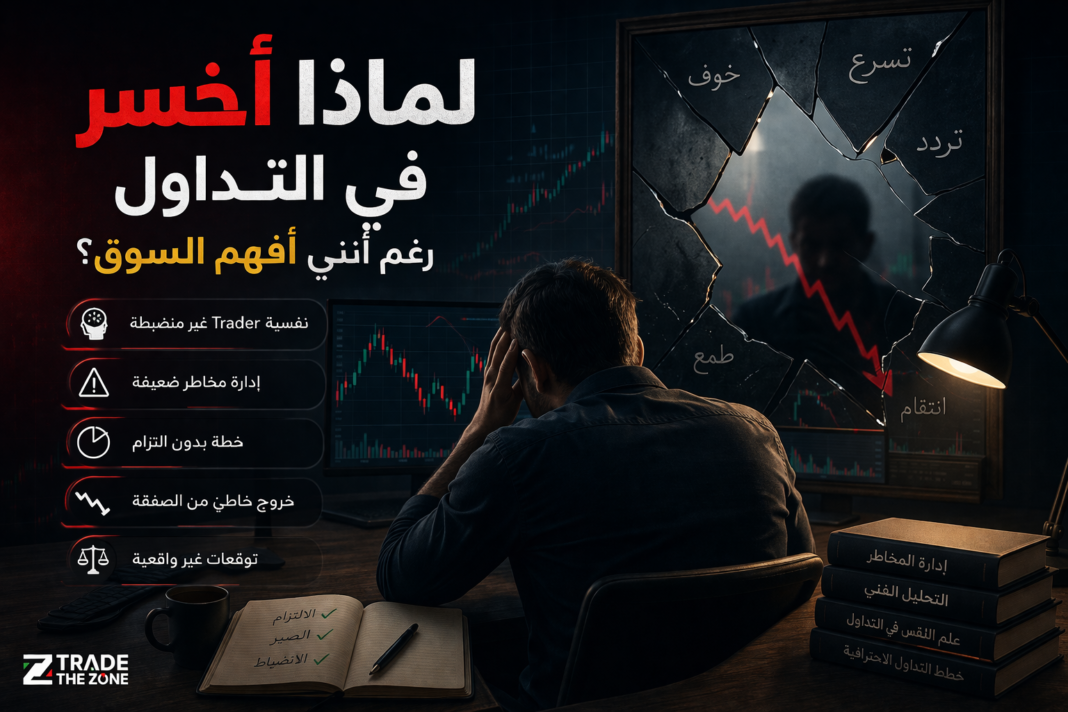لماذا أخسر في التداول رغم أنني أفهم السوق؟ لماذا أخسر في التداول رغم أنني أفهم السوق؟