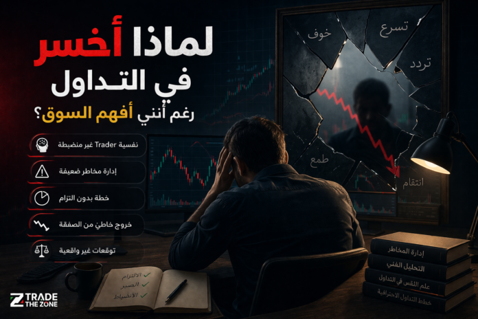 لماذا أخسر في التداول رغم أنني أفهم السوق؟