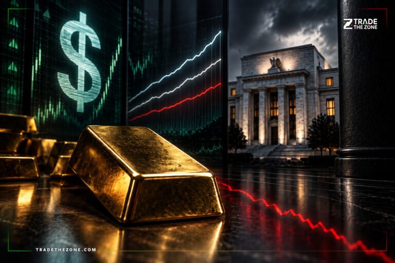 أسعار الذهب تتراجع مع قوة الدولار وقفزة رهانات رفع الفائدة في ديسمبر