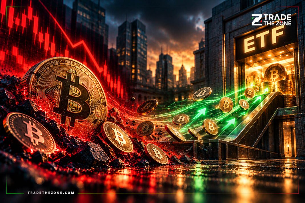 bitcoin-etf-inflows-october-25-2026 بيتكوين قرب 80.5 ألف دولار رغم عودة التدفقات الإيجابية إلى صناديق ETF