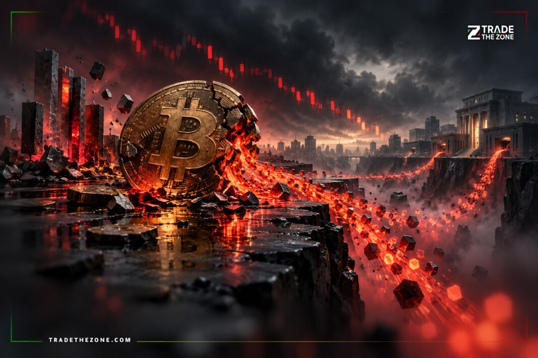 bitcoin-etf-outflows-three-week-low-october-8-2026 بيتكوين تهبط إلى قاع 3 أسابيع مع أكبر نزوح من صناديق ETF منذ يونيو