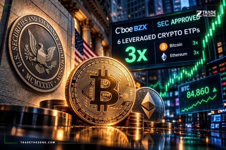 بيتكوين قرب 85 ألف دولار بعد موافقة SEC على أول منتجات كريبتو برافعة 3x