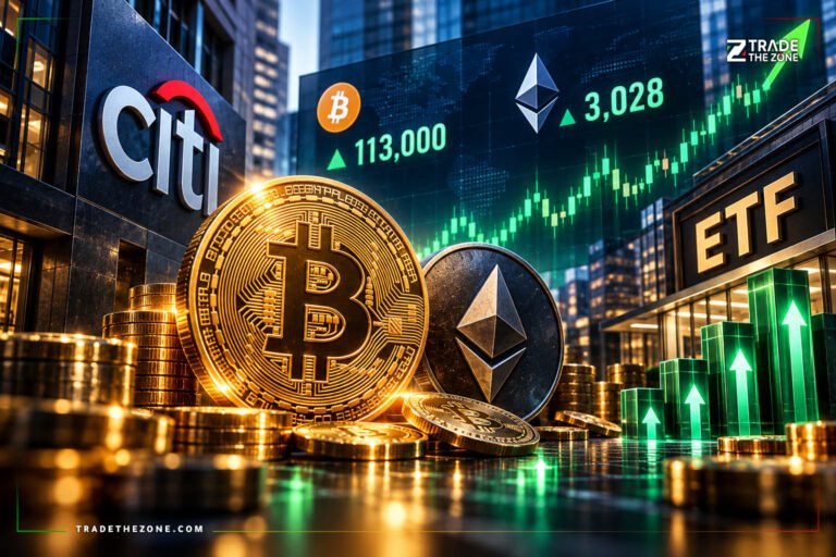 Citi ترفع توقعاتها لبيتكوين إلى 113 ألف دولار مع عودة تدفقات ETF