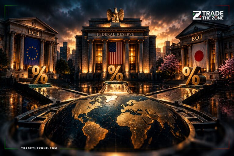 الاقتصاد العالمي يترقب تثبيت الفائدة من الفيدرالي وECB وبنك اليابان وسط مخاطر التضخم