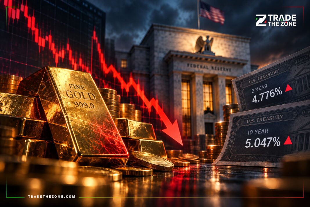 gold-near-4040-fed-yields-october-28-2026 أسعار الذهب تبقى قرب 4,040 دولارًا بعد تثبيت الفائدة مع ارتفاع عوائد السندات