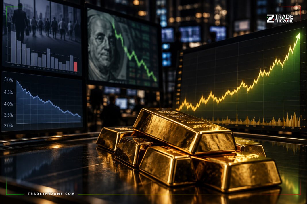 الذهب يقفز 1.1% بعد ضعف الوظائف الأمريكية وانهيار رهانات رفع الفائدة