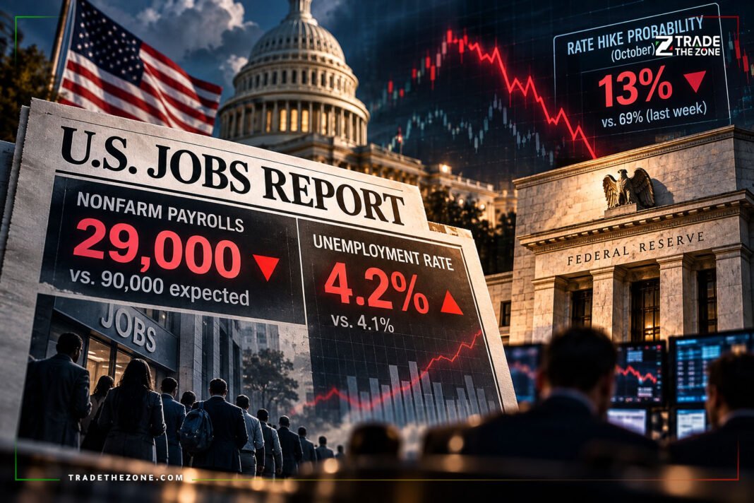 الوظائف الأمريكية تتباطأ إلى 29 ألفًا والبطالة ترتفع إلى 4.2%