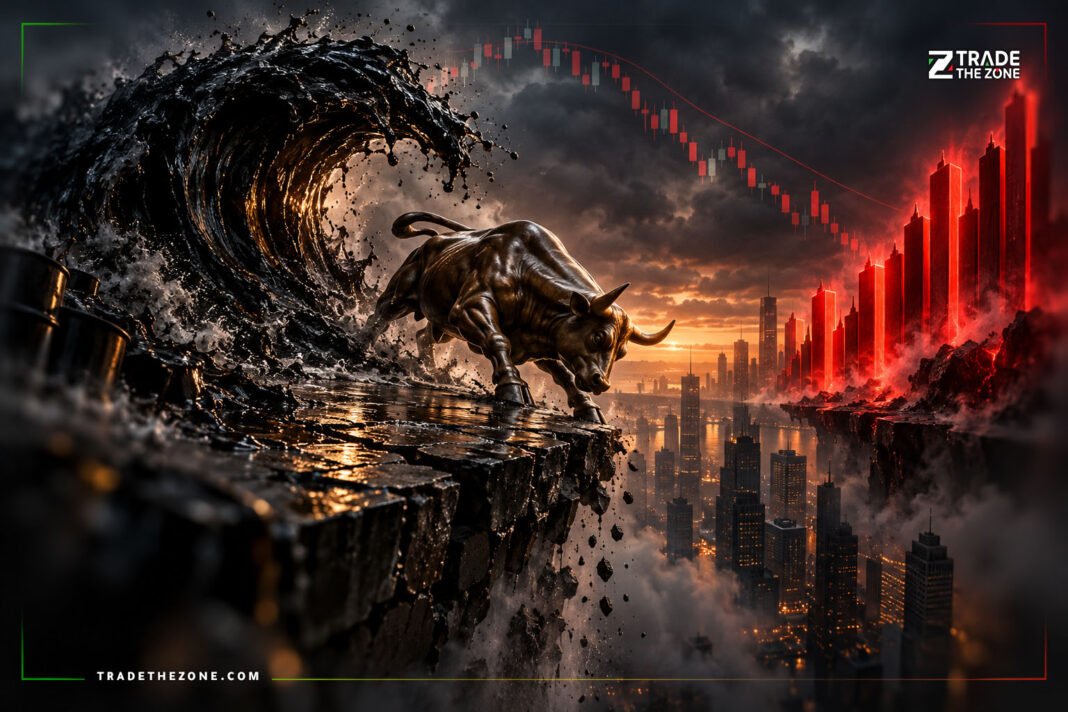 wall-street-oil-yields-inflation-october-8-2026 وول ستريت تتراجع مع قفزة النفط والعوائد وتجدد مخاوف التضخم